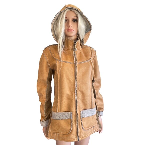 NWT Kuhl Large Dani Sherpa Lined Jacket MSRP$299 Tan NEW - Picture 13 of 13